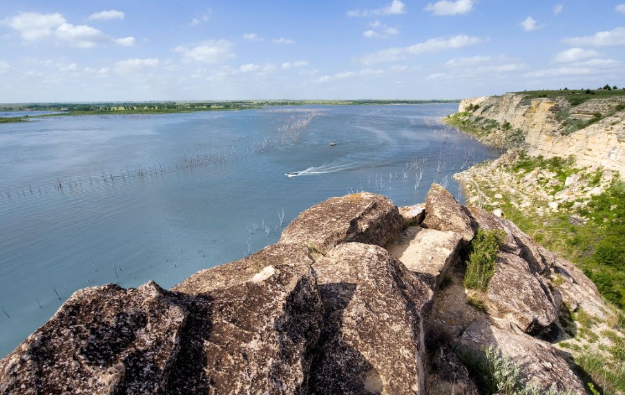 Cedar Bluff State Park- Bluffton Area, Kansas, USA